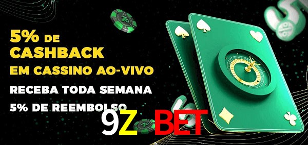 Promoções do cassino ao Vivo 9Z Bet